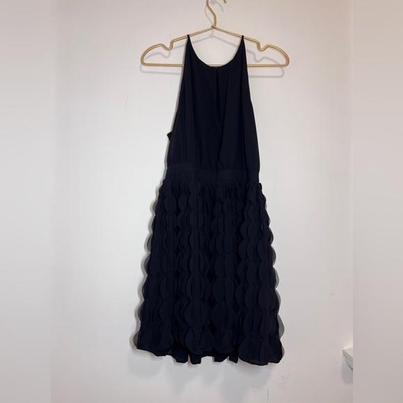 Diane Von Furstenberg Black Keyhole Halter Dress - Picture 2 of 16